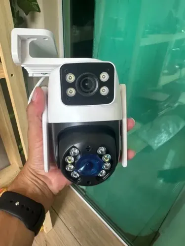 Camera de Segurança Wifi, comlente dupla em promoção