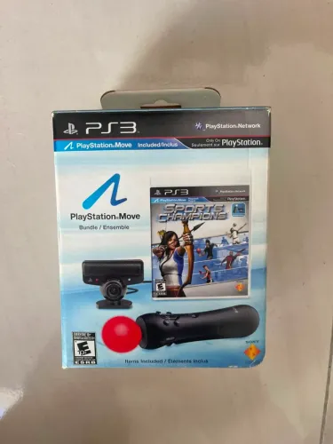PlayStation Move PS3 Original Completo na Caixa + Sports Champions