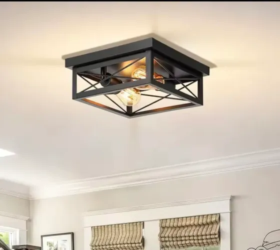 2 Luminárias de Teto Estilo Industrial - Nova | Design Elegante