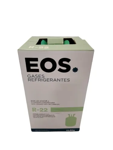 Botija de Gás Refrigerante - EOS (R-22) 13,6Kg
