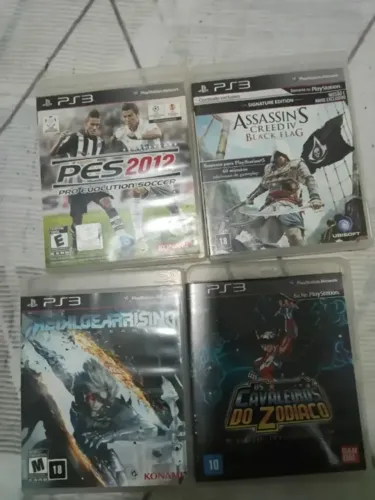PACOTE 4 JOGOS PS3