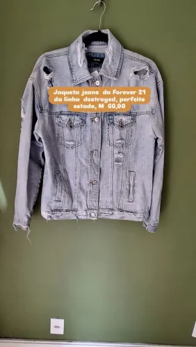 Jaqueta feminina jeans