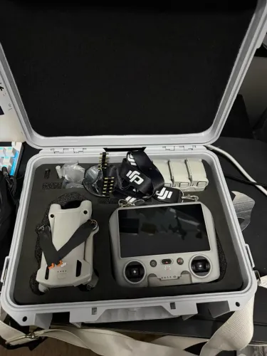 Drone DJi mini 3 pro com tela e maleta completa
