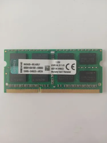 Memória Ram 8gb Ddr3l Notebook
