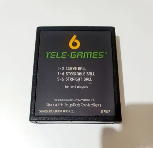 BOWLING BOLICHE PARA ATARI 2600 CARTUCHO 100% ORIGINAL ATARI INC TELEGAMES AMERICANA LINDA