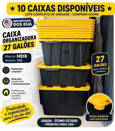 10 Caixas organizadoras Importada USA