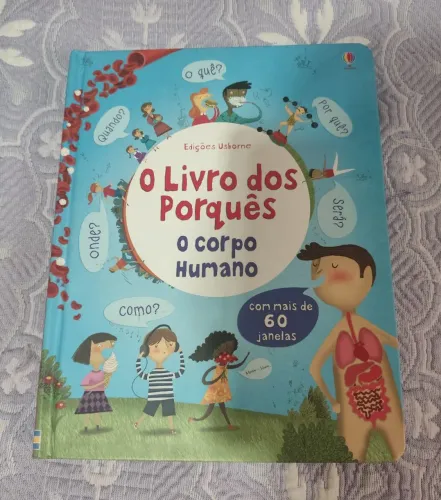 O Livro dos Porquês O corpo humano ilustrado com pop ups da usborne