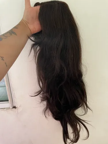 Peruca de cabelo humano