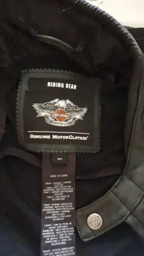 Jaqueta Harley Davidson couro original da marca