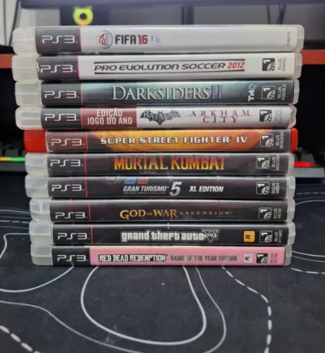 Lote 10 jogos PS3 COMPLETOS (preços na descrição valores negociaveis)