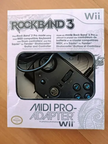 ADAPTADOR MIDI PRO Rock Band 3 para Wii e Wii U da Mad Catz
