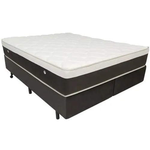 Cama box bipartido e colchão alta qualidade