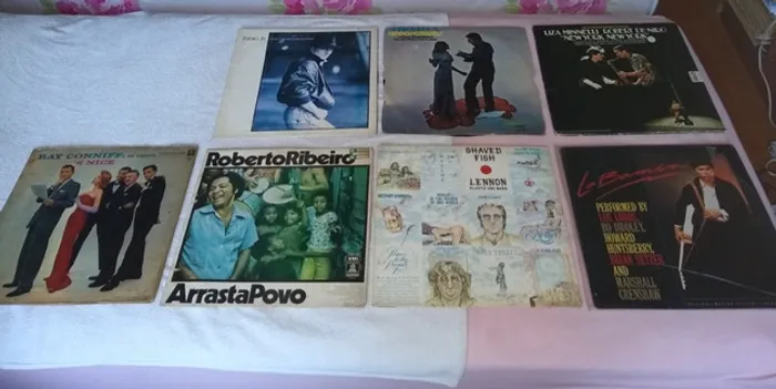 Coleção De 7 Lps Vários Cantores - Nacional E Internacional