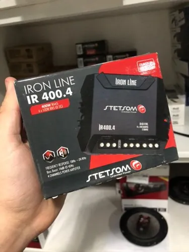 Modulo Amplificador Stetsom Digital IR400 Novo 2 ohms 4 canais 1 ano de garantia