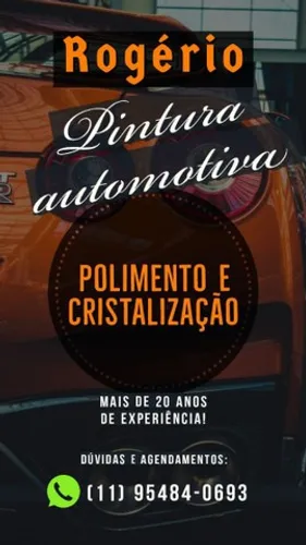Polimento e cristalização e pintura automotiva