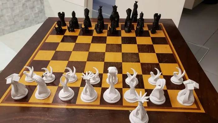 Xadrez 3D super peças 
