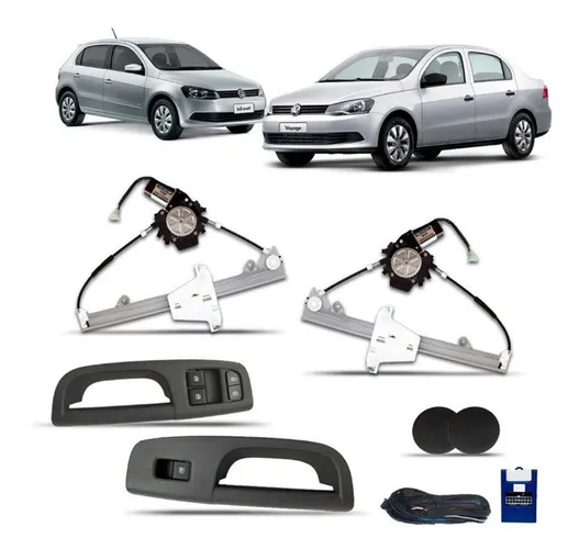 Vidro elétrico completo, novo gol, voyage e saveiro G5 a G8