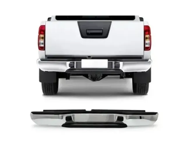 Parachoque Traseiro Nissan Frontier 2008 à 2016 - Cromado - FPI
