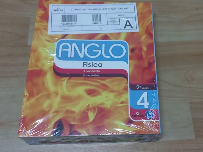 Kit 08 Apostilas Anglo Ensino Médio 2a Série 4 Livro Texto -<br>*Novos sem uso<br>
