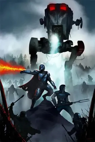 Quadro Star Wars Mandalorian Sideshow