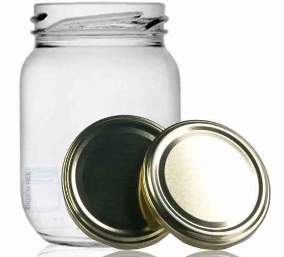 Frascos 500 mL para artesanato/conservas (15 unidades)