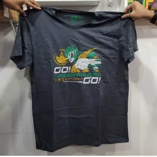 Camiseta / Camisa Power Ranger Verde - Nerd ao Cubo