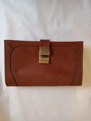 Capanga de couro marrom 