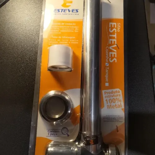 Sifão Cromado Lavatório Fit 1X1.1/2 Esteves VSM800CWB