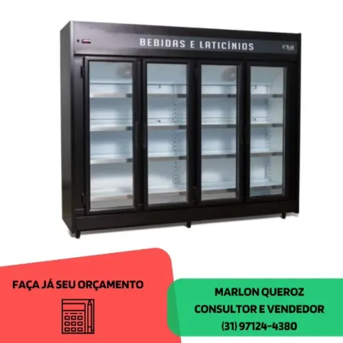 Freezer Refrigerador Bebidas e Laticinios