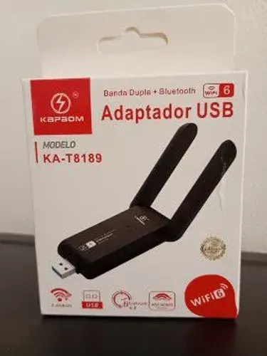 Adaptador USB  Wi-Fi 5G Banda Dupla + Bluetooth 