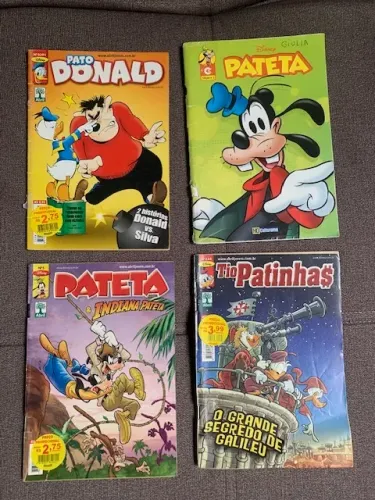 Gibis, Revistinhas e/ou HQ : Pateta, Pato Donald e Tio Patinhas