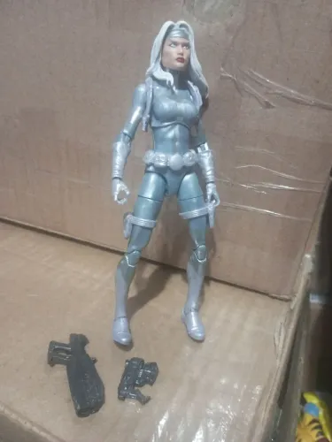 Silver sable Marvel legends Hasbro boneco figura spiderman
