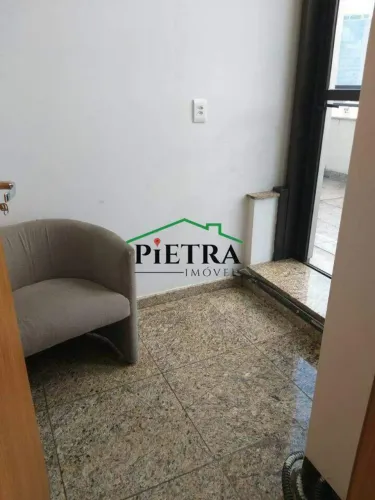 ótima sala de 100m²para locação no vila da serra