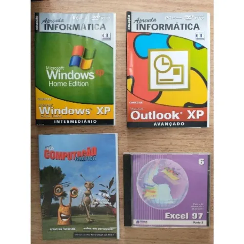 Aprenda informática cursos multimídia Windows XP Office Excel Outlook 3DS Max
