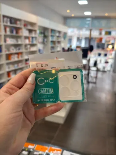 Película de vidro para câmera do iPhone