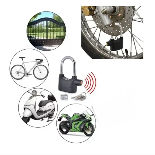 Cadeado com Alarme para motos,bike e Portões
