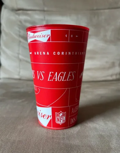 copo oficial da nfl brasil - packers x eagles (futebol americano)