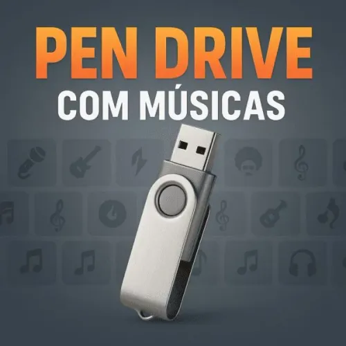 Pendrive Gravado Mp3 Músicas 
