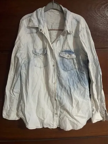 Camisa jeans- veste M