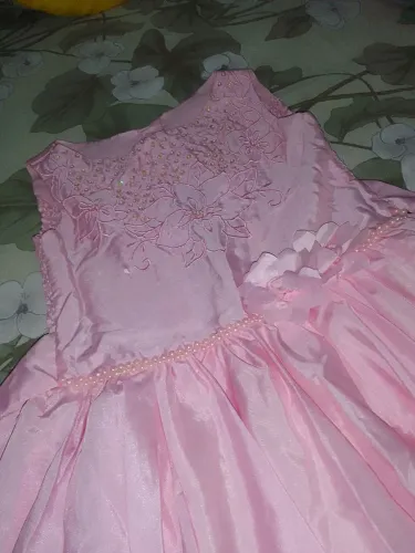 Vestido rosa de festa