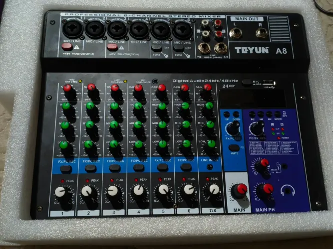 MESA DE SOM + POWERPLAY + CABOS