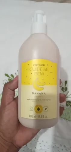 Loção Desodorante Hidratante Banana O Boticário 400ml