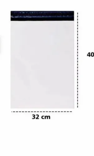 Saco plástico para envelope coex 32 x 40 , 500  unidades 