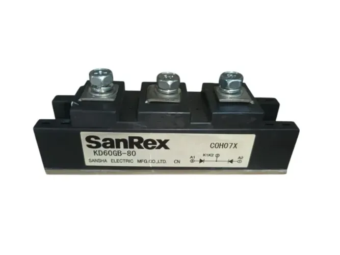 Ponte de Diodo 60A - SanRex (KD60GB-80) Módulo Transistor