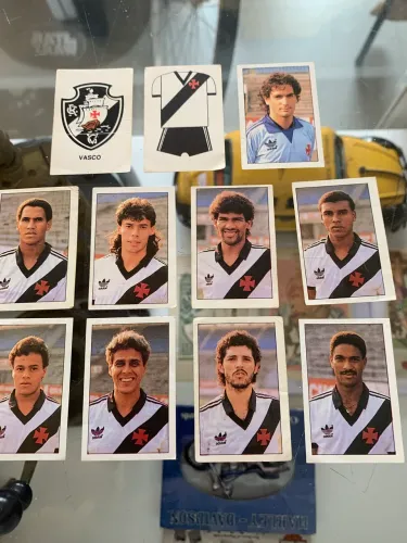 Vasco da Gama 1988 figurinhas copa união lote com 11