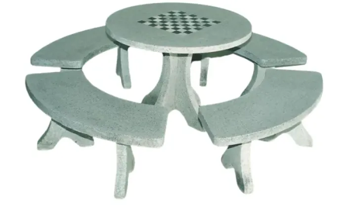 Conjunto Mesa redonda 1,0m com 4 bancos