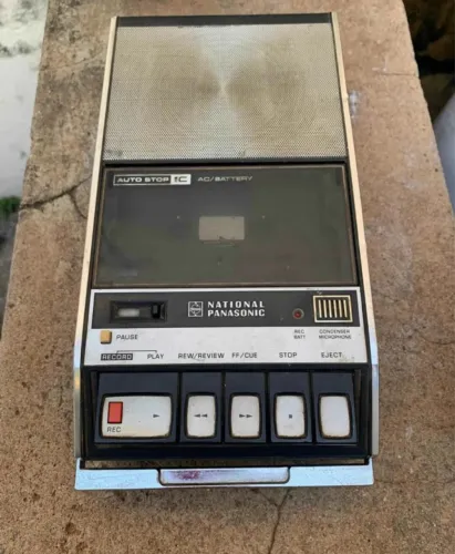 Gravador E Toca Fitas Cassete National Panasonic