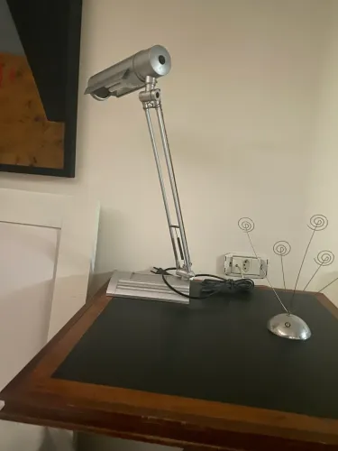 Luminária e porta retrato para prancheta e mesa de cabeceira 