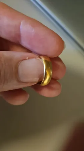 Aliança feminina ouro 18k