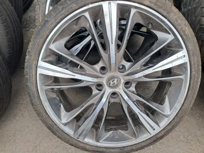 Jogo de Rodas Hyundai e Honda aro 20 Esportiva diamantada com Grafite 5x114 Rodas usadas